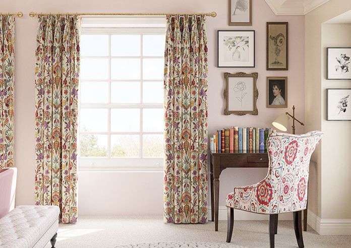 Bangalore Faux Silk, Maroon - Made to Measure Curtain - Image 3